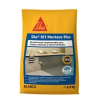 Sika-101 Mortero Plus Recubrimiento impermeable Blanco 2kg
