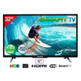 TV 32" HD Plano 32T16 T2 LED + Soporte de pared  SmartTV