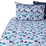Comforter Extradoble 144 Hilos Tara Azul