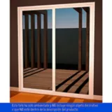 Puerta ventana  1.8 x 2.1 m corrediza con mosquitero vidrio templado 4mm