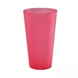 Vaso Plástico de 500 cm3 Rojo