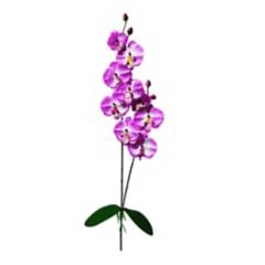 DISTRI ABC - Flor Artificial Orquídea Con Hoja