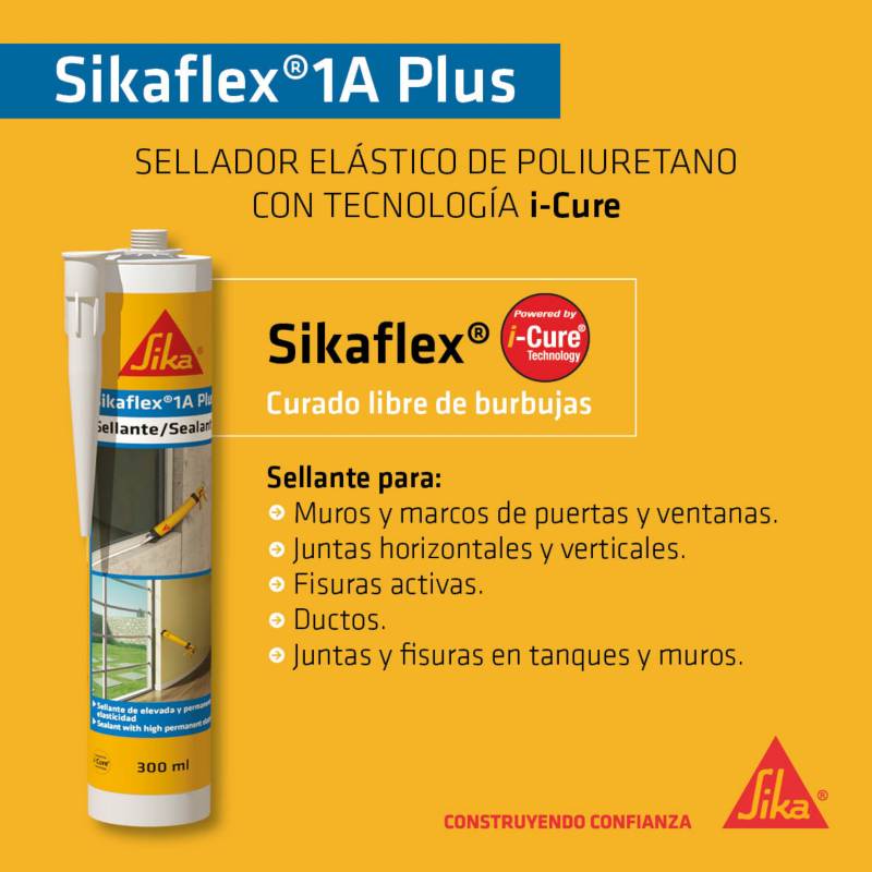 Sikaflex 1A Plus Blanco de 300 ml