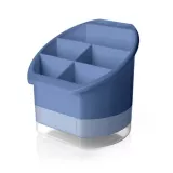 Escurridor De Cubiertos 5 Compartmientos Azul