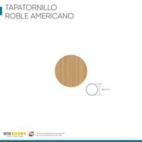 Tapa Tornillo Adhesivo-Roble Americano