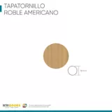 Tapa Tornillo Adhesivo-Roble Americano