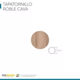 Tapa Tornillo Adhesivo-Roble Cava