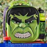 Lonchera Aislante 3D Y Botella Sport Hulk