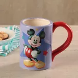 Mug Mickey Realce Con Caja De Regalo.
