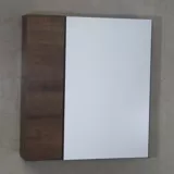 Gabinete 2 puertas espejo y madera 40 x 50 x 11 cm