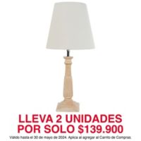 Lámpara de Mesa Victoria 1 Luz E27 Café