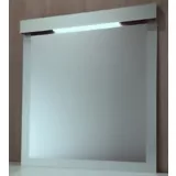 Espejo de baño con lámpara superior 60 x 70 x 6 cm