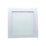 Panel de LED Integrado Cuadrado 1080  Lúmenes 12w Luz Fría Blanco