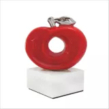 Fruta  Manazana  19 cm  Rojo