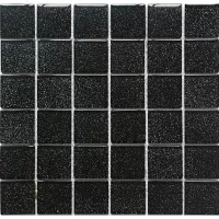 Mosaico Vidrio Black 30X30cm