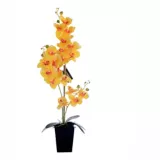 Flor Artificial Orquídea Amarilla