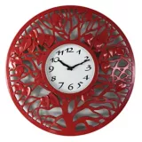 Reloj Árbol Rojo 40.5 cm