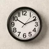 Reloj Negro 21 cm