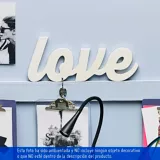 Letras Decorativas Love 44x18 cm Blancas