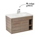 Mueble de baño Trantra Olmo 80 cm con lavamanos
