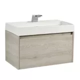 Mueble de baño Fussion Ceniza 80 cm con lavamanos