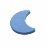 Pomo Luna Abs Azul 70 Mm