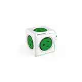 Multitoma Cubo Verde 5 Salidas | Power Cube | Electricidad