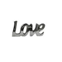 Escultura Love 12.5 cm Plata