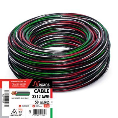 Cable 3x12 Easyfil 50m Rojo Blanco Verde 