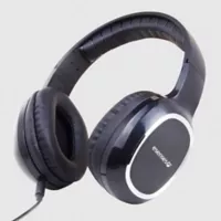 Audífonos sin Micrófono Soporte Diadema Auriculares Grandes Negro HP-501