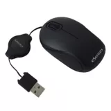 Mini Mouse Alámbrico Conexión USB Negro MOR-826-CAJA