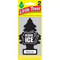 Little Trees Ambientador 2 Pack Black Ice