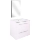Mueble de baño Street Blanco 50x50x35 cm con lavamanos blanco y espejo