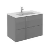 Mueble de baño Onix 80x56x45 cm 2 cajones - Antracita