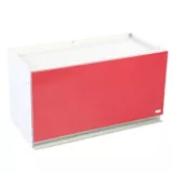 Mueble Superior para Cocina Clarice 1 Puerta 60x33x30 cm Blanco - Rojo