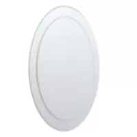 Espejo Incoloro 48x58 cm 3mm Ovalado Biselado y Tallado