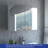 Gabinete para Baño Neve 2 Puertas con Espejo 47.3x60x12.2 cm Blanco