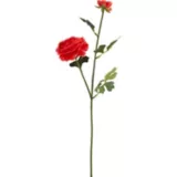 Flor Artificial Ranún Rojo 54cm
