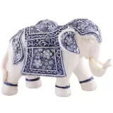 Escultura Elefante Mystical 14.5 cm Azul