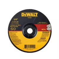 Disco Abrasivo Desbaste Metal 7 X 1/4  Ref DW44850