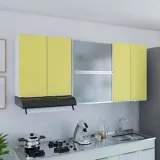 Mueble de Cocina Superior 1.80 metros Milano 6 Puertas Mango