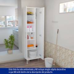 RTA DESIGN - Mueble Auxiliar de Aseo Nala 181.1x51.2x36.8 cm Blanco