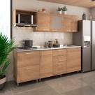 Cocina Integral Ambar 150X60 Cm Incluye Muebles Gracia Con Platero