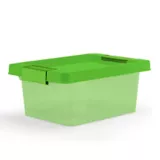 Caja Organizadora Con Broche 22x13x30 cm 4 Lt Verde