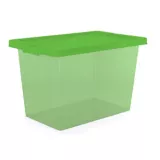 Caja Organizadora Con Broche 21,5x21x30 cm 7.5 Lt Verde