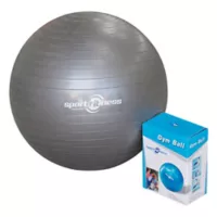 Balón Pelota Para Pilates/Yoga/Gimnasia De 65 Cm Color Gris