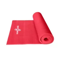 Colchoneta Tapete De Yoga Entrenamiento Color Rojo