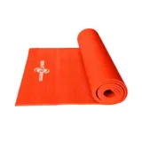 Colchoneta Tapete De Yoga Entrenamiento Color Naranja