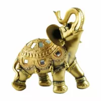 Escultura Elefante Mystical 21.5 cm Oro