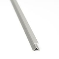 Guardacanto Flecha 8 milímetros Cromo Aluminio Mate